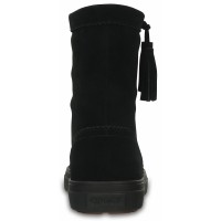 Zimní kozáčky Crocs Lodge Point Suede Pullon Boot, černé [2]