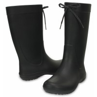 Dámské holínky Crocs Freesail Rain Boot v černé barvě [4]