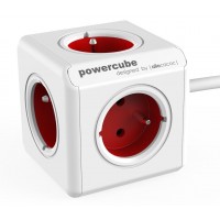 Elektrický rozbočovač (rozbočka) PowerCube Extended 1,5m, červená (Red) [1]