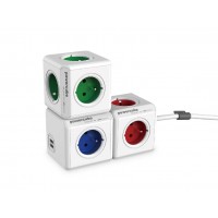 Elektrický rozbočovač (rozbočka) PowerCube Extended 1,5m, červená (Red) [4]