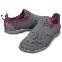 Dámské boty (tenisky) Crocs Swiftwater X-strap, šedo-růžové [4]
