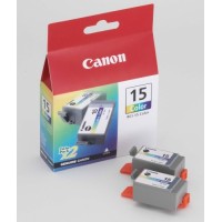Azurová inkoustová kazeta Canon BCI-15C (2ks/balení)  - Originální