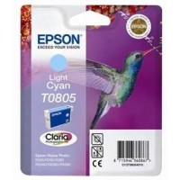 Světlá, azurová inkoustová kazeta Epson pro Stylus Photo 360, RX560 (T0805) - Originální