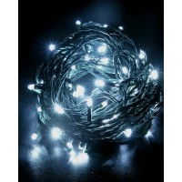 Vánoční LED řetěz Solight, 120 LED, IP44, studená bílá - 20 m