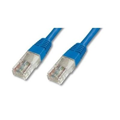 PremiumCord Patch kabel UTP RJ45-RJ45 level 5e 5m modrá