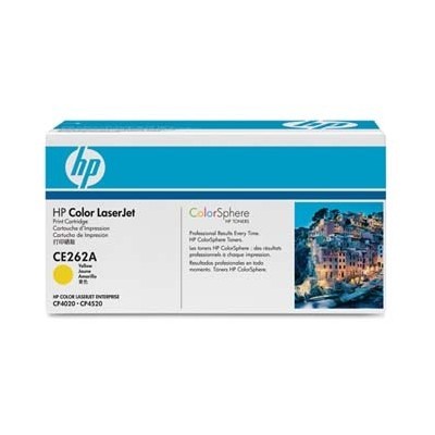 Žlutá tonerová kazeta HP (CE262A) pro Color LaserJet CP4025 - Originální