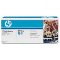 Azurová tonerová kazeta HP (CE741A) pro Color LaserJet CP5225 - Originální