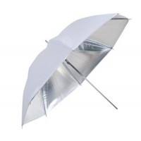Falcon Eyes UR-32S odrazný deštník 70cm (stříbrná/bílá)