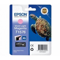 Světlá, purpurová inkoustová kazeta EPSON T1576 pro Photo R3000 - Originální