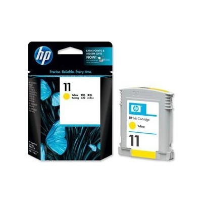 Žlutá inkoustová kazeta HP 11 (HP11, HP-11, C4838A) - Originální