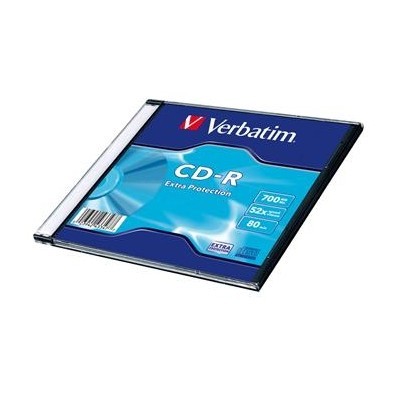 VERBATIM CD-R 700MB, 52x, slim case 200 ks