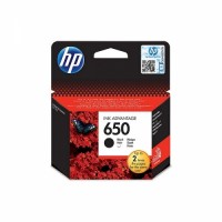 Černá inkoustová tisková kazeta HP 650 (HP650, HP-650, CZ101AE) - Originální