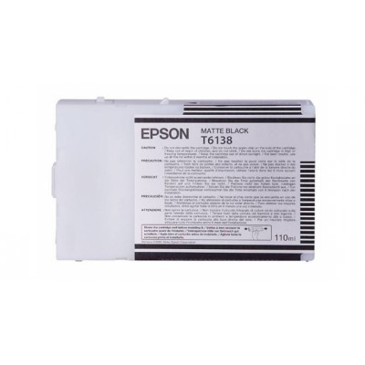 Matná, Černá inkoustová kazeta EPSON pro Stylus Pro 4400 (T6138) - Originální