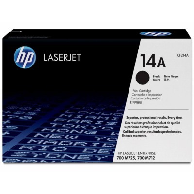 Černá tonerová kazeta HP (CF214A) pro Color LaserJet Enterprise 700 M712 - Originální
