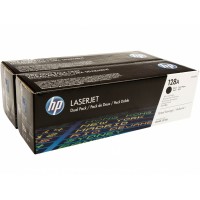 Černé tonerové kazety HP 128A (CE320AD) Dual pack pro Color LaserJet CP1525 - Originální