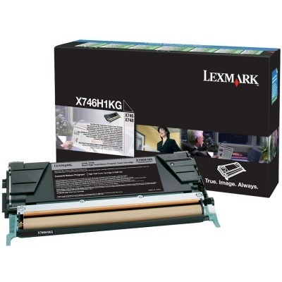 Černá tonerová kazeta pro Lexmark X746/ X748 (12.000 stran), Return - Originální