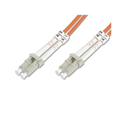 DIGITUS Fiber Optic Patch Cord, LC to LCMultimode 50/125 µ, Duplex Length 10m