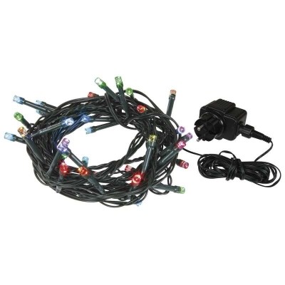Vánoční LED řetěz EMOS, 100 LED, IP44, barevné - 10 m