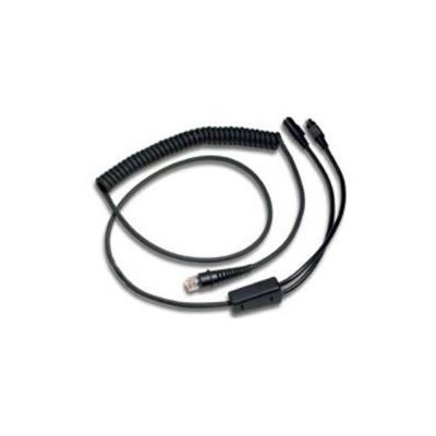 RS232 cable TTL,con.D9pinF, coiled, 2,3m