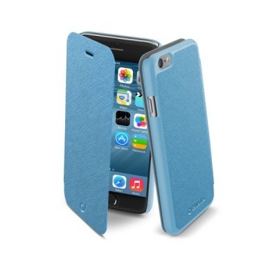 Pouzdro typu kniha CellularLine Book Color pro Apple iPhone 6, - modré