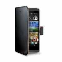 Pouzdro typu kniha Celly Wally pro HTC Desire 620G, - černé