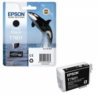Fotografická černá inkoustová kazeta Epson T7601 pro SureColor SC-P600 - Originální