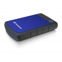 TRANSCEND 1TB StoreJet 25HB, USB 3.0, 2.5” Externí odolný hard disk, černo/modrý
