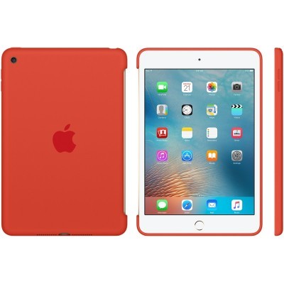 Silikonový obal Apple Silicone Case pro iPad Mini 4 - Oranžová