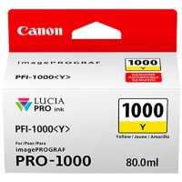 Žlutá inkoustová kazeta Canon PFI-1000 Y - Originální