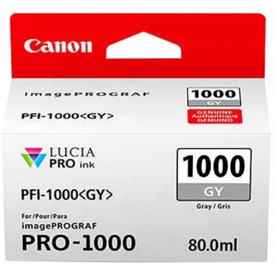 Šedá inkoustová kazeta Canon PFI-1000 GY - Originální