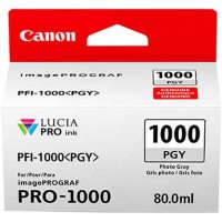 Fotografická šedá inkoustová kazeta Canon PFI-1000 PGY - Originální