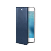 Kožené pouzdro Celly Air Pelle pro Apple iPhone 7/8 - modré