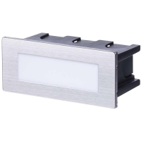 LED orientační vestavné svítidlo, obdélník, teplá bílá, 1,5 W, IP65