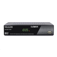 DVB-T2 přijímač MASCOM MC820T2 HD, 2 tunery