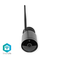 SmartLife Venkovní Kamera | Full HD 1080p | IP65 | 12 V DC | Noční vidění: 15 m | Android™ & iOS | Wi-Fi | Černá
