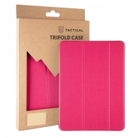 Tactical Book Tri Fold Pouzdro pro Samsung T730/T736/T970/T975 Galaxy Tab S7 FE 5G / S7+ 12.4 Pink
