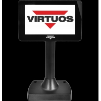 7" LCD barevný zákaznický displej Virtuos SD700F, USB, černý