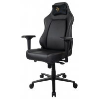 AROZZI herní židle PRIMO PU/ černá/ zlaté logo