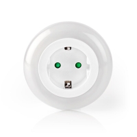 LED Noční Světlo do Zásuvky | Denní / noční senzor | 3680 W | 10 lm | Bílá / Modrá / Zelená