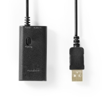 Bluetooth® Vysílač Přijímač | Vstupní konektor: 1x 3,5 mm | AptX ™ Low latency / AptX™ / SBC | Až 2 zařízení | Černá