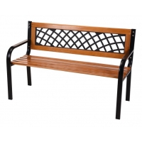 PROGARDEN Zahradní lavice dřevěná PALISANDR 118 x 50 x 75 cm KO-YA3000030
