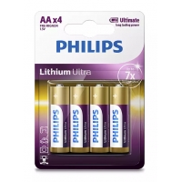 Philips Lithium Ultra AA/FR6 4KS FR6LB4A/10 tužkové lithiové baterie