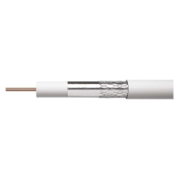 Emos koaxiální kabel CB130, vnitřní, 6.8mm, měď. drát, 100m, fólie