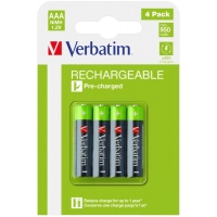 Dobíjecí AAA/HR03/ baterie 4ks/pack Verbatim