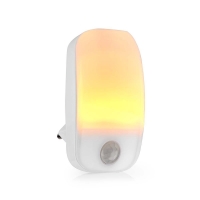 LED Noční Světlo do Zásuvky | Pohybový senzor | 0.55 W | 11 lm | Teplá Bílá