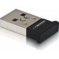 Esperanza USB bezdrátový adaptér, Bluetooth 5.0, černá