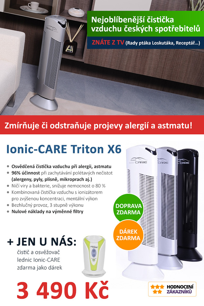 čistička vzduchu Ionic-CARE