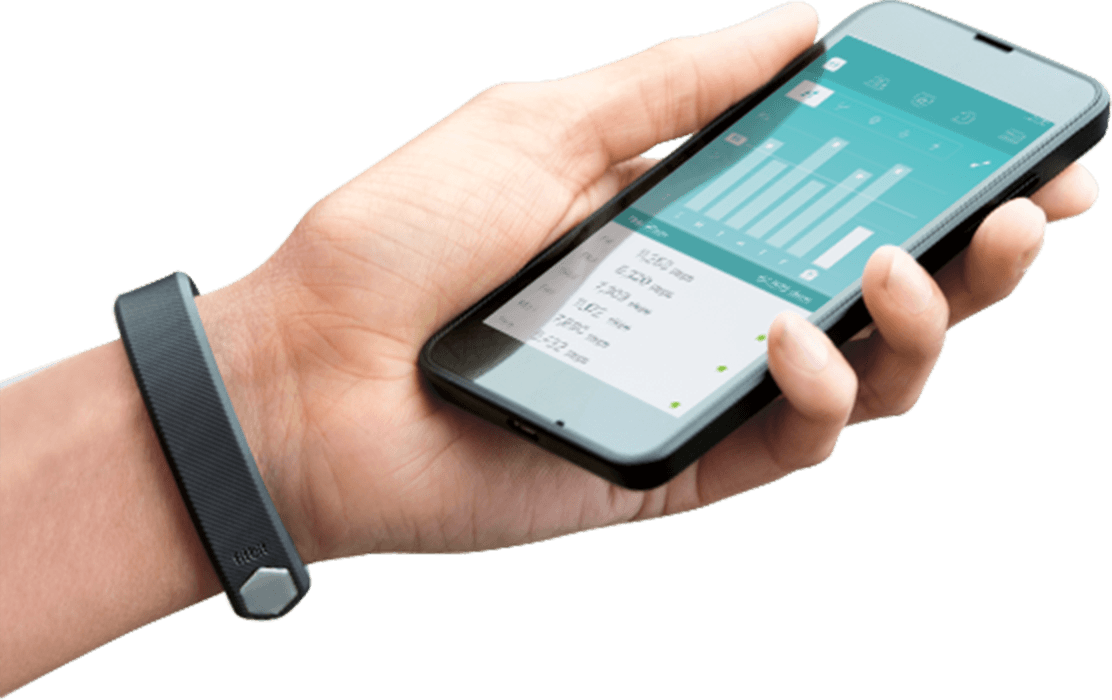 Fitness náramek Fitbit Alta s jednoduchou synchronizací s telefonem.