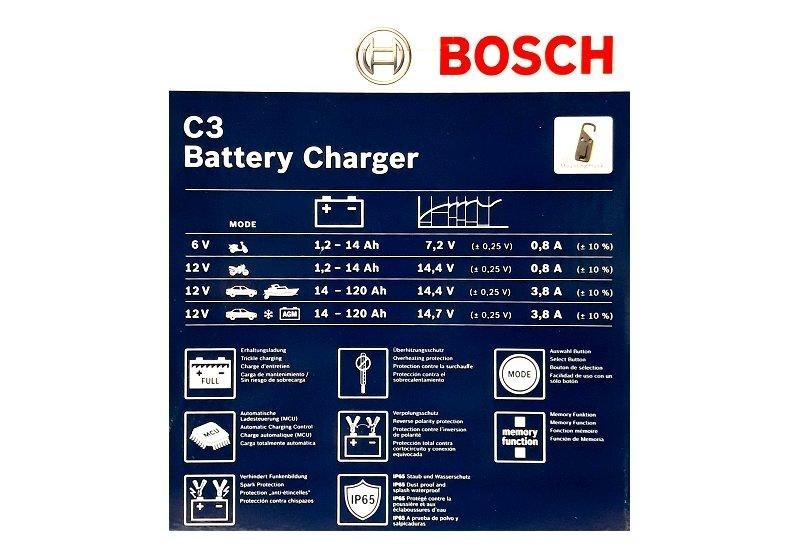 Battery Charger / Nabíječka Autobaterií - BOSCH C3 