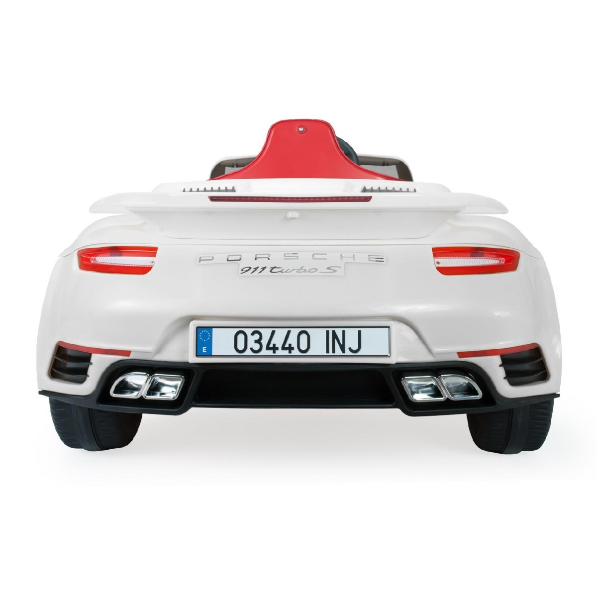 Injusa elektrické autíčko Porsche 911 Turbo S White 12V